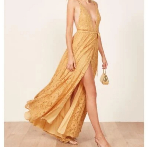 Reformation Montego 'gilded' dress